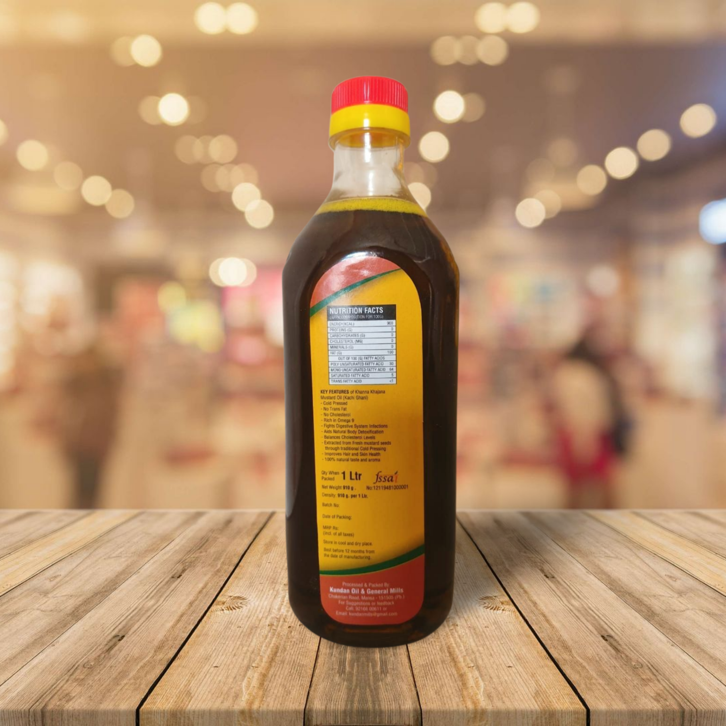 Buy Khana Khajana Cold-Pressed Mustard Oil online. 100% pure, rich in Omega-3 and antioxidants. Perfect for cooking, pickles, and Ayurvedic use.